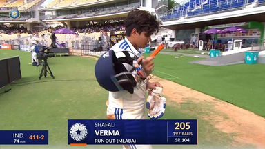 IND-W vs SA-W 2024, 1st Test: Shafali Verma Wicket