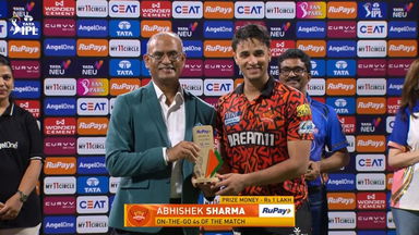 IPL 2025 M33: MI vs SRH - RuPay On-The-Go 4s of the Match - Abhishek Sharma