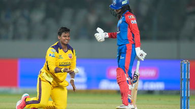 Rapid reflexes! Deepti Sharma's fantastic return catch