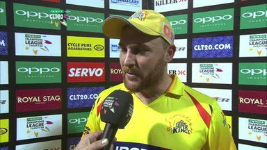 CLT20 2014 M8: DOL vs CSK  –   Interview – Brendon McCullum