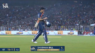 IPL 2026 M46: GT vs PBKS - Shubman Gill Wicket