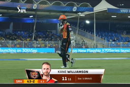 M44: SRH vs CSK – Kane Williamson Wicket