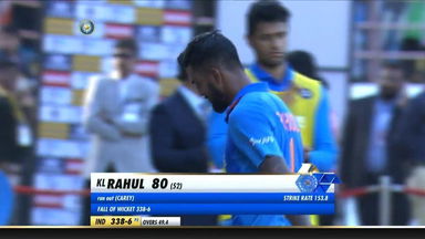 IND vs AUS 2020, 2nd ODI: KL Rahul Wicket