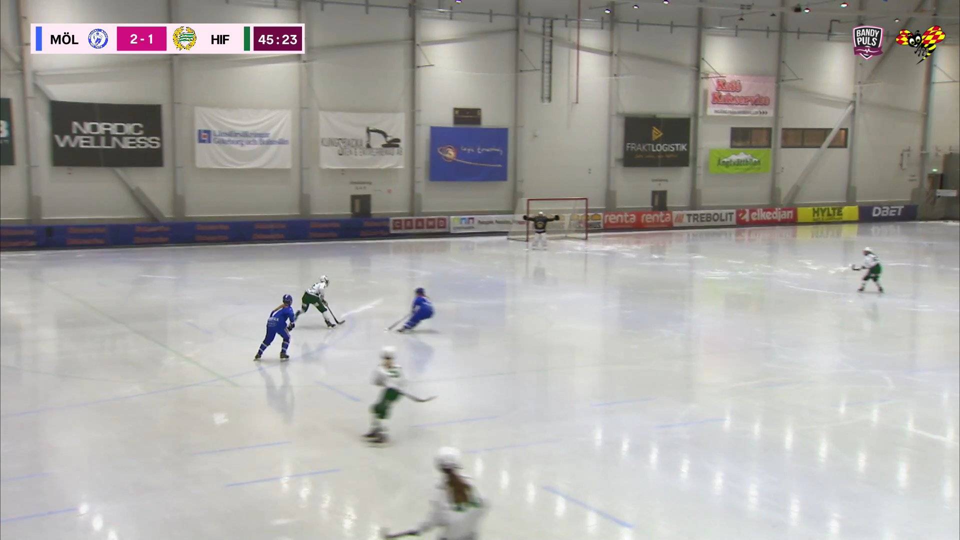 Highlights: Mölndal Bandy - Hammarby IF