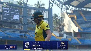 IND-W vs AUS-W 2023-24, 3rd ODI: Alyssa Healy Wicket