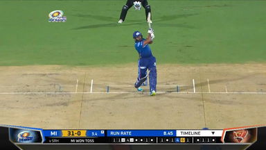 M09: MI vs SRH  – Rohit Sharma Six