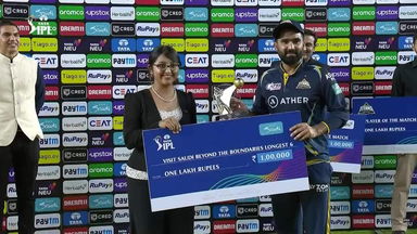 M44: GT vs DC – Visit Saudi Beyond the Boundaries Longest 6 of the Match – Rahul Tewatia