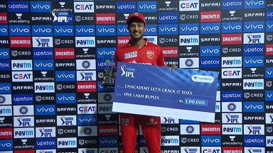 M11: DC vs PBKS – Unacademy Lets Crack It Sixes of the Match –  Mayank Agarwal