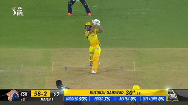 M01: GT vs CSK  – Ruturaj  Gaikwad Six