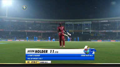 IND vs WI 2019, 2nd ODI: Jason Holder Wicket