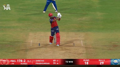 IPL 2026 M24: MI vs PBKS - Shreyas Iyer Six