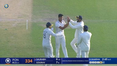 Ranji Trophy 2024/25, Himachal Pradesh vs Pondicherry, Day 3: Match Highlights