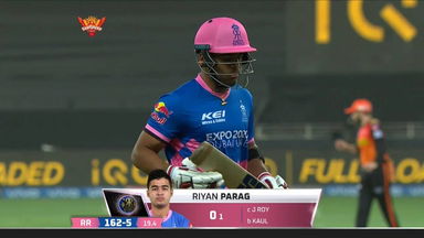M40: SRH vs RR – Riyan Parag Wicket