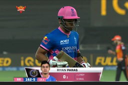 M40: SRH vs RR – Riyan Parag Wicket