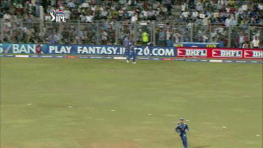 M10: MI vs DD – Shahbaz Nadeem Wicket
