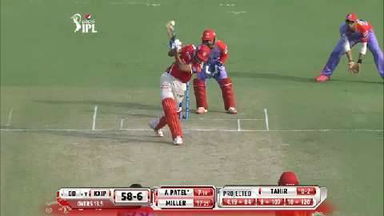 M31: DD vs KXIP – Axar Patel Six