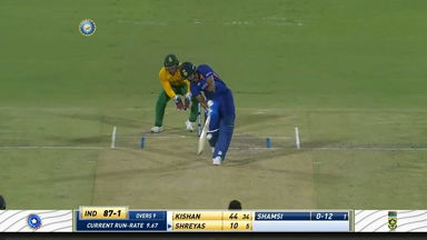 IND vs SA 2022, 1ST T20I: Shreyas Iyer Six