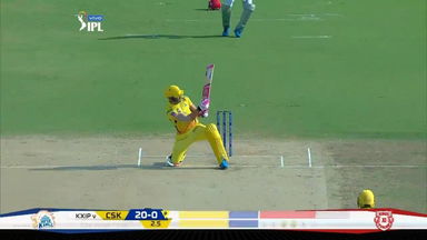 M18: CSK vs KXIP –  Faf du Plessis Six