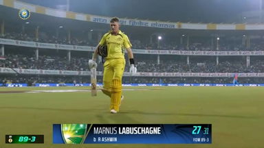 IND vs AUS 2023-24, 2ND ODI: Marnus Labuschagne Wicket