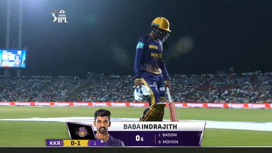 M53: LSG vs KKR – B Indrajith Wicket