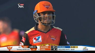 M17: MI vs SRH – Priyam Garg Wicket