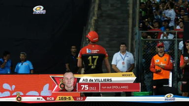 M31: MI vs RCB – AB de Villiers Wicket