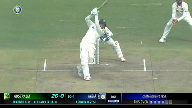 IND vs  AUS 2023, 2ND Test: Usman Khawaja  Six
