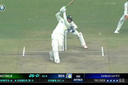 IND vs  AUS 2023, 2ND Test: Usman Khawaja  Six
