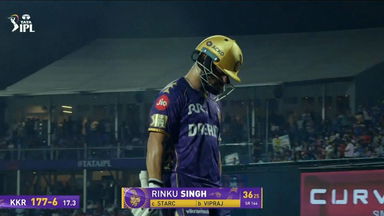IPL 2025 M48: DC vs KKR - Rinku Singh Wicket