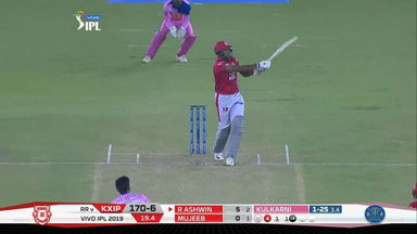 M32: KXIP vs RR – Ravichandran Ashwin Six