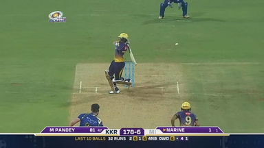 M7: MI vs KKR – Sunil Narine Wicket