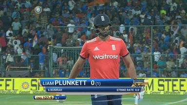 IND vs ENG 2017, 3rd T20I : Liam Plunkett  Wicket