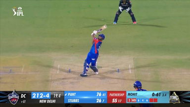 M40: DC vs GT – Rishabh Pant Six