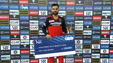 M39: RCB vs MI  – Unacademy Lets Crack It Sixes of the Match – Virat Kohli