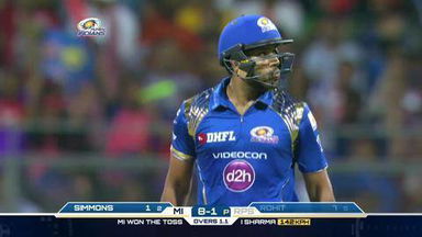M1: MI vs RPS – Rohit Sharma Wicket