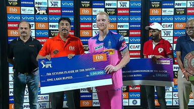 M12: CSK vs RR – fbb Stylish Player of the Match – Ben Stokes