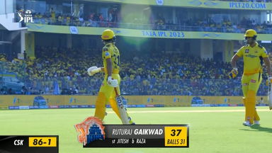 M41: CSK vs PBKS –  Ruturaj  Gaikwad  Wicket