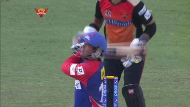 M12: SRH vs DD –  Quinton de Kock Wicket