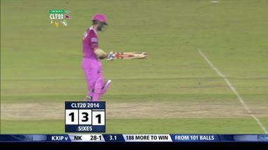 M13: KXIP vs NK –  Kane Williamson Six