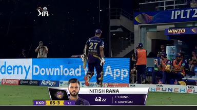 M66: KKR vs LSG – Nitish Rana Wicket