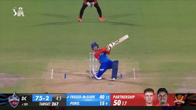 M35: DC vs SRH – Jake Fraser-McGurk Six