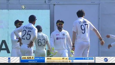 IND vs ENG 2021, 1st Test: ENG 1st Innings Fall of Wickets