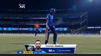 M27: MI vs CSK – Krunal Pandya Wicket
