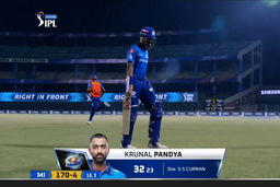 M27: MI vs CSK – Krunal Pandya Wicket