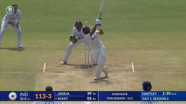 IND vs ENG 2024, 3RD Test: Rohit Sharma Six