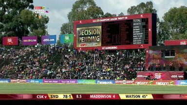 M3: CSK vs SYD – Watson run out (Hilfenhaus)