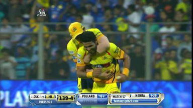 M57: CSK vs MI – Hardik Pandya Wicket