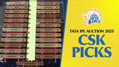 TATA IPL Player Auction 2025 - Chennai Super Kings