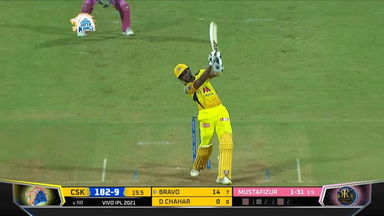 M12: CSK vs RR   – Dwayne Bravo Six