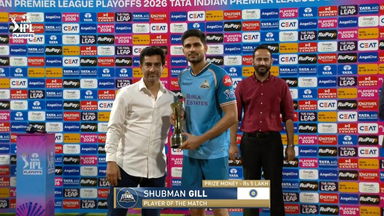 IPL 2026 Q2: GT vs RR - Player of the Match - Shubman Gill
